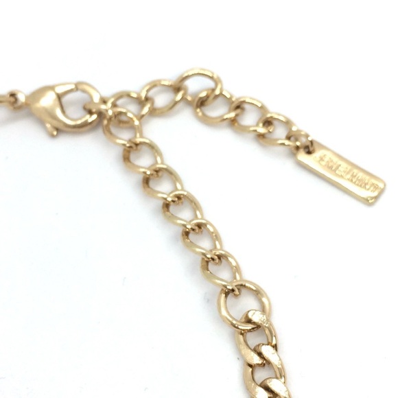 3/$30 JEWELMINT ART DECO STYLE GOLD STATEMENT NECKLACE OPAL RHINESTONE CHAIN - Picture 16 of 17